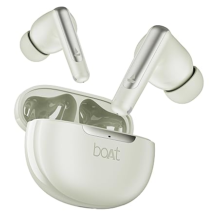 boAt Airdopes 141 Elite ANC (2025), ANC(~35dB), 4Mics ENx Tech, 42H Battery, Fast Charge,Stream Ad Free Music via App Support, IPX5, Bluetooth Earbuds, TWS Ear Buds Wireless Earphones with