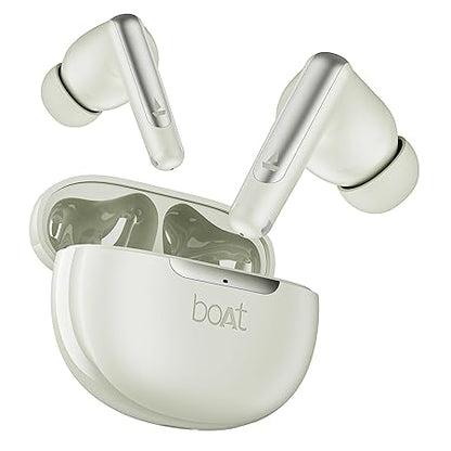 boAt Airdopes 141 Elite ANC (2025), ANC(~35dB), 4Mics ENx Tech, 42H Battery, Fast Charge,Stream Ad Free Music via App Support, IPX5, Bluetooth Earbuds, TWS Ear Buds Wireless Earphones with