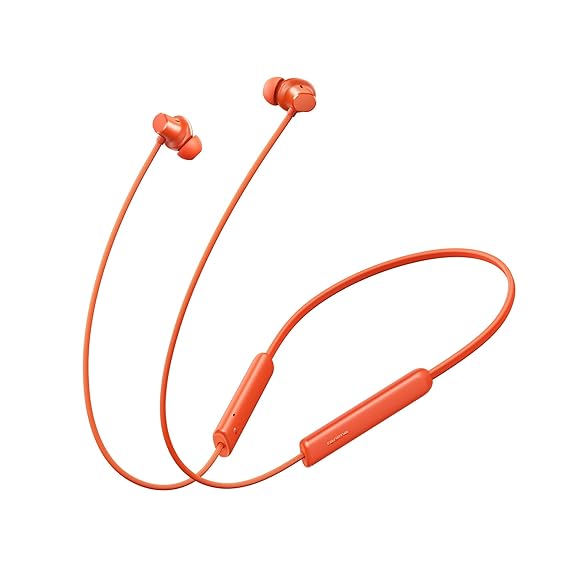 realme Buds Wireless 5 Lite in Ear Bluetooth Neckband with 12.4 mm Dynamic Bass Boost Driver,Upto 35 Hours Playback,45ms Low Latency,IP55 Dust & Water Resistant, Bluetooth V5.4