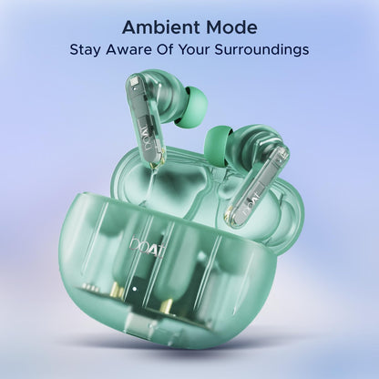 boAt Airdopes 191 ANC, 32dB ANC, Ambient Mode, 60HRS Battery, 4Mics ENx, in-Ear Detection, IWP Tech, Fast Charge, v5.3 Bluetooth Earbuds, TWS Ear Buds Wireless Earphones with mic