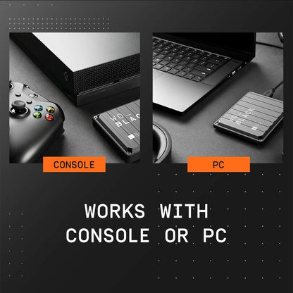WD_Black  P10 Game Drive Portable External Hard Drive Compatible with Ps4 Xbox One Pc and Mac