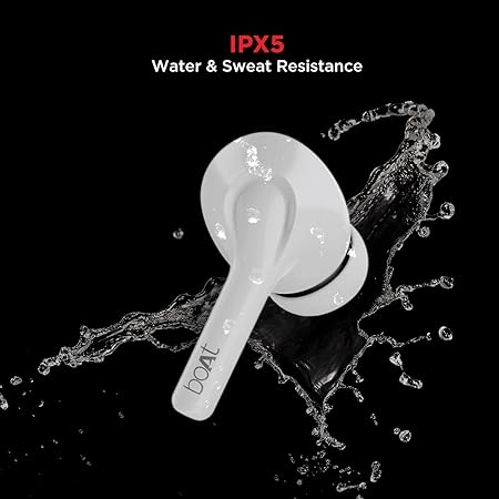 boAt Airdopes 161 TWS in Ear Earbuds with ASAP Charge, 17H Playtime, IWP, Bluetooth, Immersive Audio, IPX5, Touch Controls