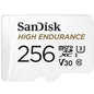 SanDisk High Endurance Video MicroSDXC Card with Adapter for Dash Cam and Home Monitoring Surveillance Systems - C10, U3, V30, 4K UHD, Micro SD Card - SDSQQNR-064G-GN6IA