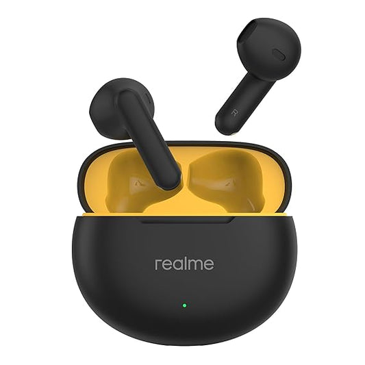 realme Buds T01 Truly Wireless in Ear Earbuds with AI ENC for Calls, 13mm Dynamic Driver, Upto 28Hrs Battery,88mm Latency,Bluetooth V5.4 & Google Fast Pair