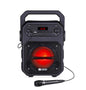 Zoook Rocker Thunder Bluetooth Party Speaker 20 watts with Karaoke Mic/TF/FM/Lights/USB/Party Speaker/ TWS/ echo control/ Bluetooth speaker/Portable speaker/Outdoor (Black)