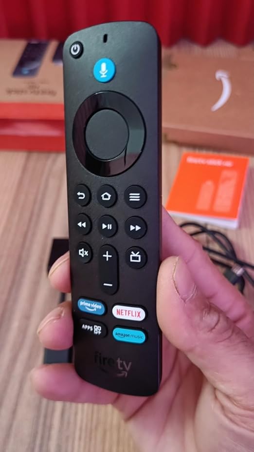 Amazon Fire TV Stick HD (newest model), Alexa Voice Remote with TV power & volume controls, full HD streaming device