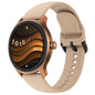 Fastrack Sleek 1.32" AMOLED 42mm Round Display Smart Watch with Silicone Strap, QR Hub, BT Calling, SPO2, Hotkey, Functional Crown, IP68 Water Resistant Upto, 5 Days Battery Life