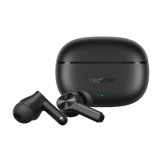 realme Buds T200x True Wireless Earbuds with 12.4mm Dynamic Bass Drivers, 25 dB ANC, Quad Mic, 45ms Latency, Upto 48 Hrs Playback, Fast Charge, IP55 Rated, BT 5.4