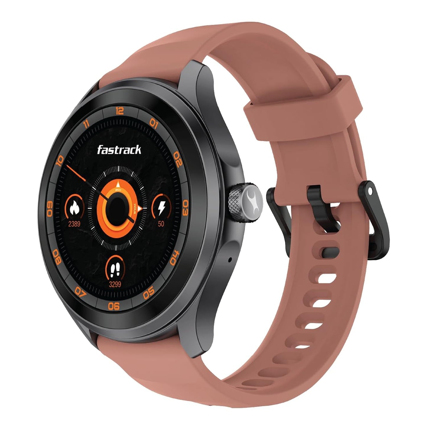 Fastrack VOX Pro Smart Watch with Offline Voice Commands,to-Do List, Rotary Crown, 1.38‚Äù TFT Display, BT Calling, 24/7 Health Suite, SpO2, HRM, Sleep Tracking, IP68 Water Resistant
