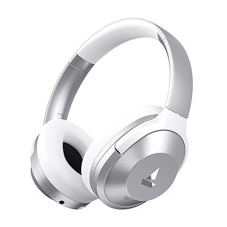 boAt Nirvana 751 ANC, 65Hrs Battery, Hybrid Active Noise Cancellation(~33dB), Fast Charge, Ambient Mode, Carry Pouch, Bluetooth Over Ear Headphones, Wireless Headphone with Mic
