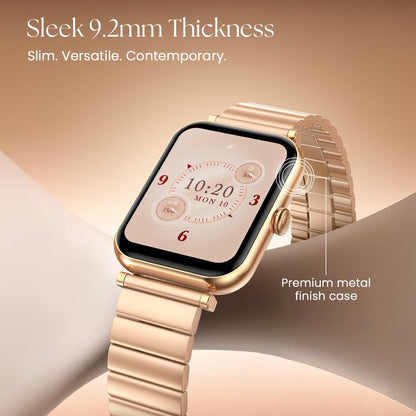Fastrack Noir Charm Women Smartwatch 1.65" inch AMOLED Display, Sleek Design, AI Watchface & AI Chat,Functional Crown