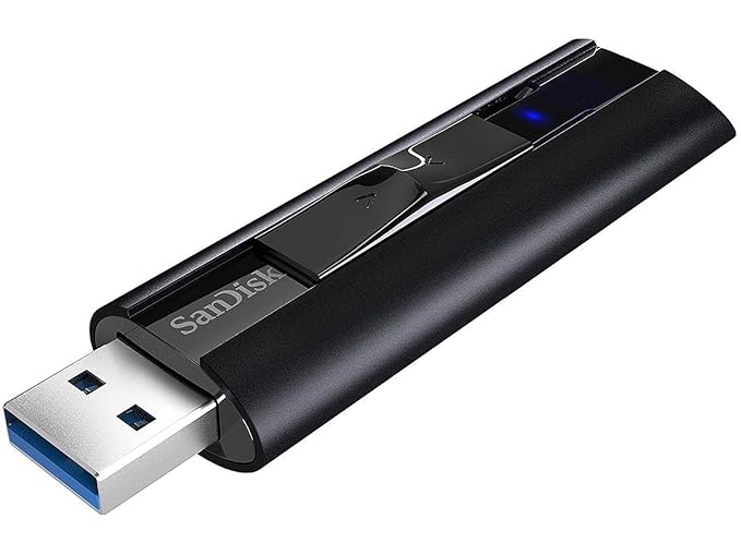 SanDisk Extreme Pro 512GB, USB 3.2, Solid State Flash Drive, Upto 420MB/s R & 380MB/s W (SDCZ880-512G-G46)