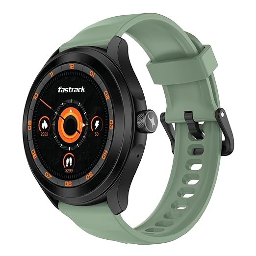 Fastrack VOX Pro Smart Watch with Offline Voice Commands,to-Do List, Rotary Crown, 1.38‚Äù TFT Display, BT Calling, 24/7 Health Suite, SpO2, HRM, Sleep Tracking, IP68 Water Resistant