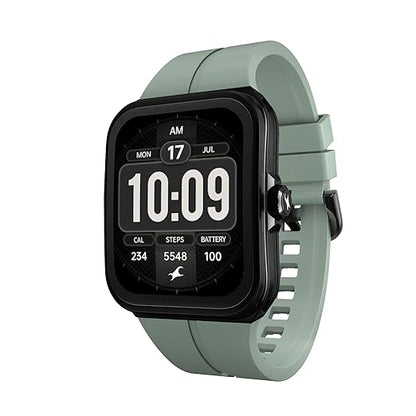 Fastrack VOX Neo Smart Watch with 1.91‚Äù Curved TFT Display, Rotary Crown, Offline Voice Commands,To-Do list, BT Calling, 24/7 Health Suite, SpO2, HRM, Sleep Tracking, IP68 Water Resistant