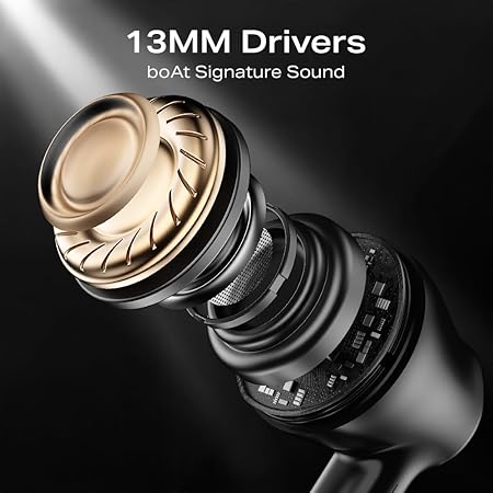 Boat Airdopes 138 Gen 2, 13mm Drivers, 70H Battery, ENx Tech, Beast Mode 45 ms Low Latency, ASAP Charge, Bluetooth Earbuds, TWS Ear Buds Wireless Earphones with mic