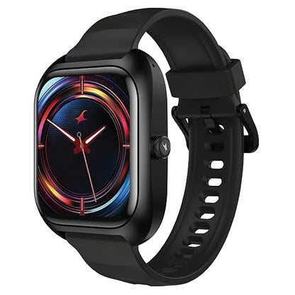 Fastrack Vox Plus 1.85‚Äù Smart Watch for Men & Women with Ultra VU Display,to-do List,BT Calling, Offline Voice Commands, 24/7 Health Suite (SPO‚ÇÇ, HRM, Sleep), IP68, Games & Multiple Watch Faces