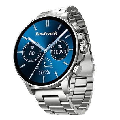 Fastrack Marvellous FX2 1.54" Super AMOLED Smart Watch with SpO2, Sleep Monitor, BT Calling, Metal Body, Voice Assistant, 100+ Sports Modes ‚Äì Smartwatch for Professionals
