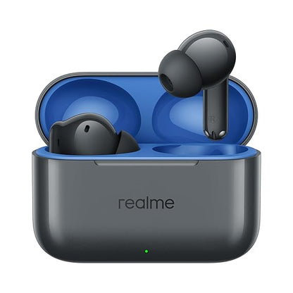 realme Buds T200 True Wireless Earbuds with Hi-Res Audio, 12.4mm Dynamic Bass Drivers, 32 dB ANC, Quad Mic, 45ms Latency, Upto 50 Hrs Playback, Fast Charge, IP55 Rated, BT 5.4