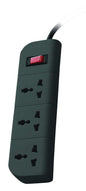 Belkin 3-Socket Extention Board with Surge Protector Universal Socket with 5Ft (1.5-Meter) Heavy Duty Cable Overload Protection, Comes with 5 Years...