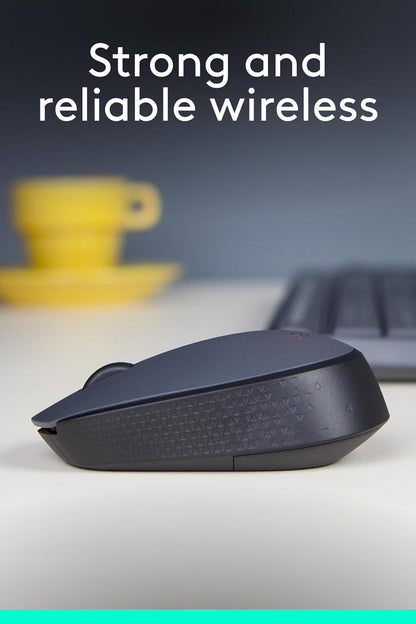 Logitech M170 Wireless Mouse, 2.4 GHz with USB Mini Receiver, Optical Tracking, 12-Months Battery Life, Ambidextrous PC/Mac/Laptop