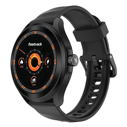 Fastrack VOX Pro Smart Watch with Offline Voice Commands,to-Do List, Rotary Crown, 1.38‚Äù TFT Display, BT Calling, 24/7 Health Suite, SpO2, HRM, Sleep Tracking, IP68 Water Resistant