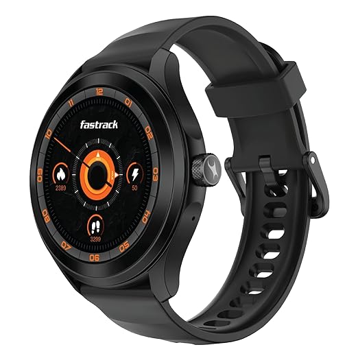 Fastrack VOX Pro Smart Watch with Offline Voice Commands,to-Do List, Rotary Crown, 1.38‚Äù TFT Display, BT Calling, 24/7 Health Suite, SpO2, HRM, Sleep Tracking, IP68 Water Resistant