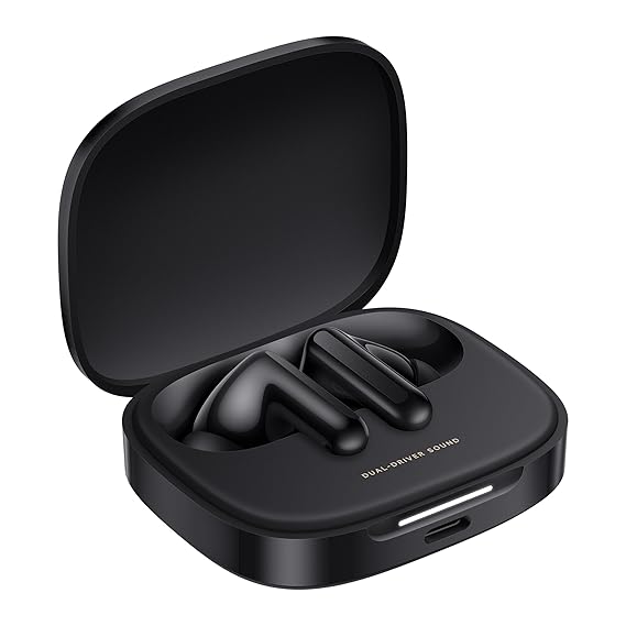 Redmi Buds 5 Bluetooth TWS Earbuds, Up to 46dB Hybrid Noise Cancellation, Quad Mic with AI Call Enhancement, 10mins Charge for 4Hours Life, Up to 38Hrs Playback