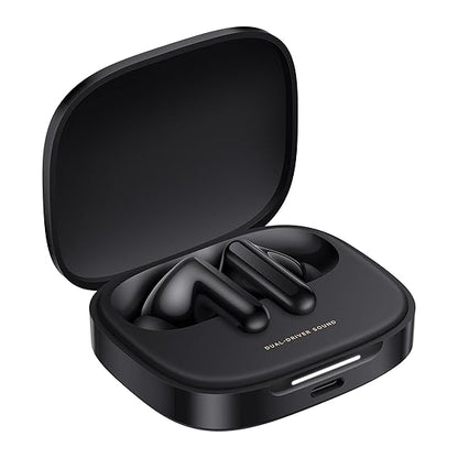 Redmi Buds 5 Bluetooth TWS Earbuds, Up to 46dB Hybrid Noise Cancellation, Quad Mic with AI Call Enhancement, 10mins Charge for 4Hours Life, Up to 38Hrs Playback