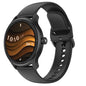 Fastrack Sleek 1.32" AMOLED 42mm Round Display Smart Watch with Silicone Strap, QR Hub, BT Calling, SPO2, Hotkey, Functional Crown, IP68 Water Resistant Upto, 5 Days Battery Life