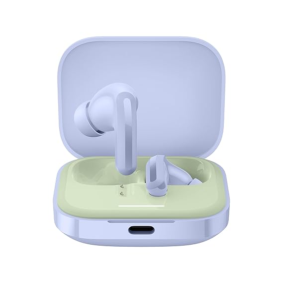 Redmi Buds 5 Bluetooth TWS Earbuds, Up to 46dB Hybrid Noise Cancellation, Quad Mic with AI Call Enhancement, 10mins Charge for 4Hours Life, Up to 38Hrs Playback