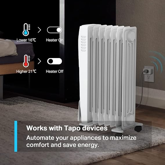 Tapo Smart Temperature & Humidity Sensor, Free Data Storage, Real-Time Notifications, Battery Included, Work With Alexa And Google Home, Hub Required Sold Separately, White (T310)