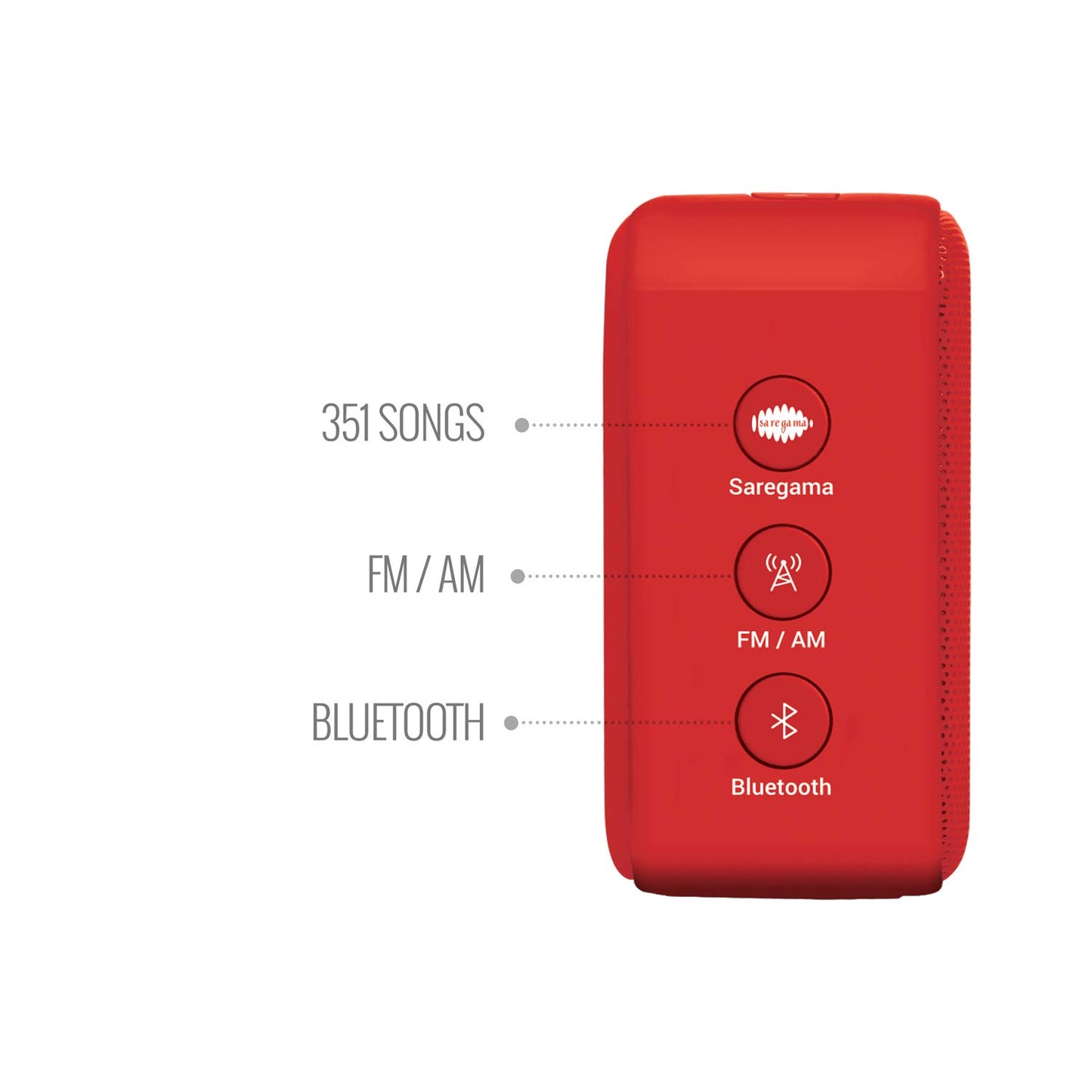 Saregama Carvaan Mini Hindi 2.0- Music Player with Bluetooth/FM/AM/AUX