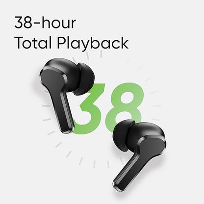 realme Earbuds T110 with Ai Enc for Calls, Upto 38 Hours of Playback and Fast Charging Bluetooth in Ear Headset