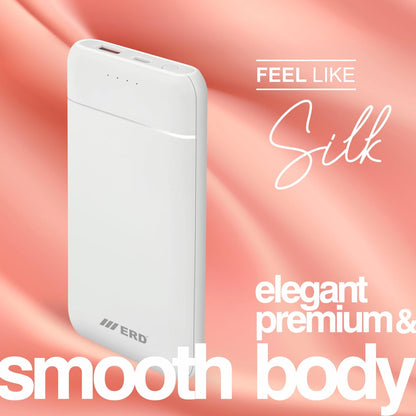 ERD PB-130 Lithium-Polymer 25W PD+QC Power Bank, Compatible with Smartphones, Smart Watches, Neckbands & Other Devices, 10000mAh Single Input Ports,