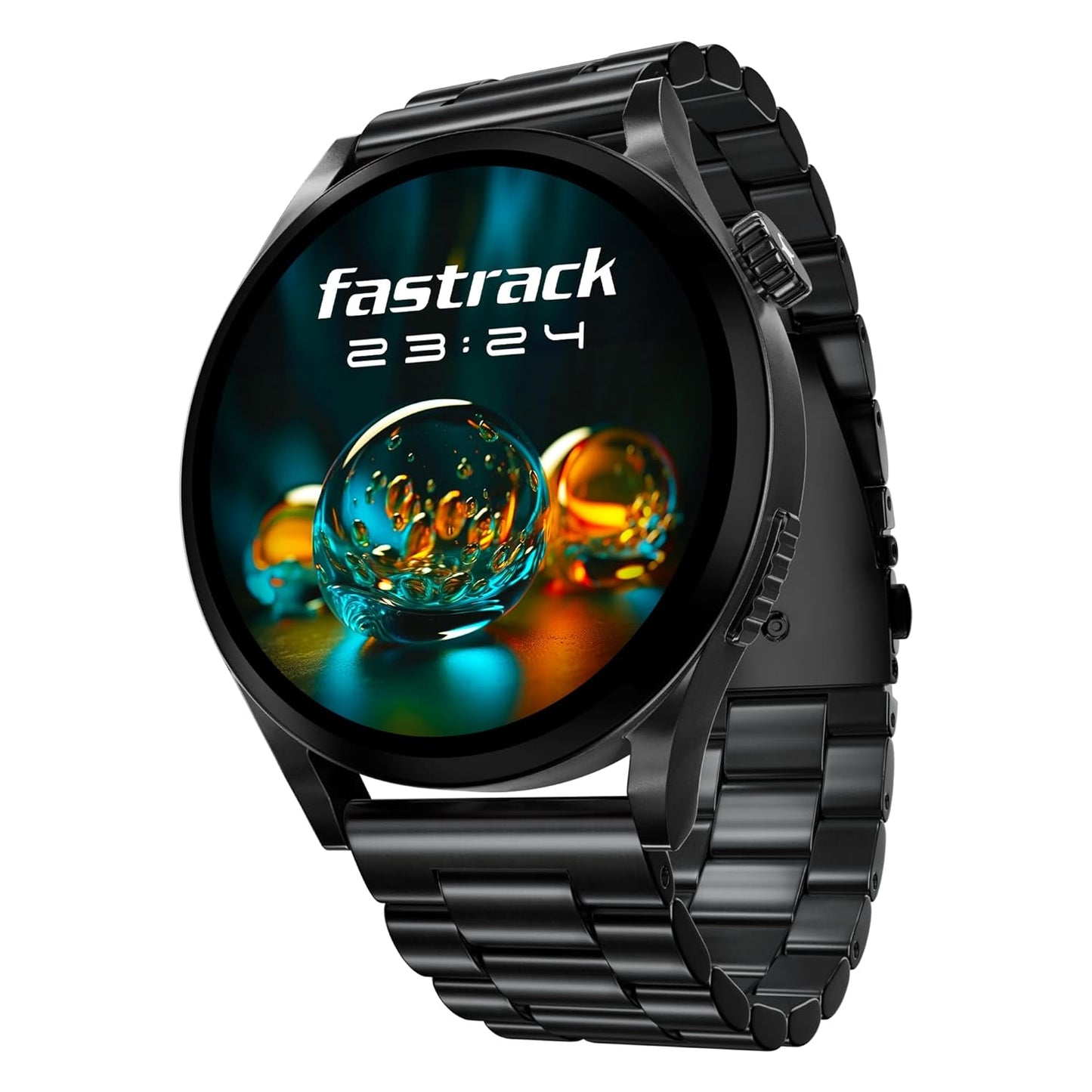 Fastrack Radiant FX4 1.51" AMOLED Metal Smart Watch with Single Sync BT Calling, Functional Crown, All-Round Health Tracking, 100+ Sports Modes, IP68 ‚Äì Smartwatch for Man & Woman
