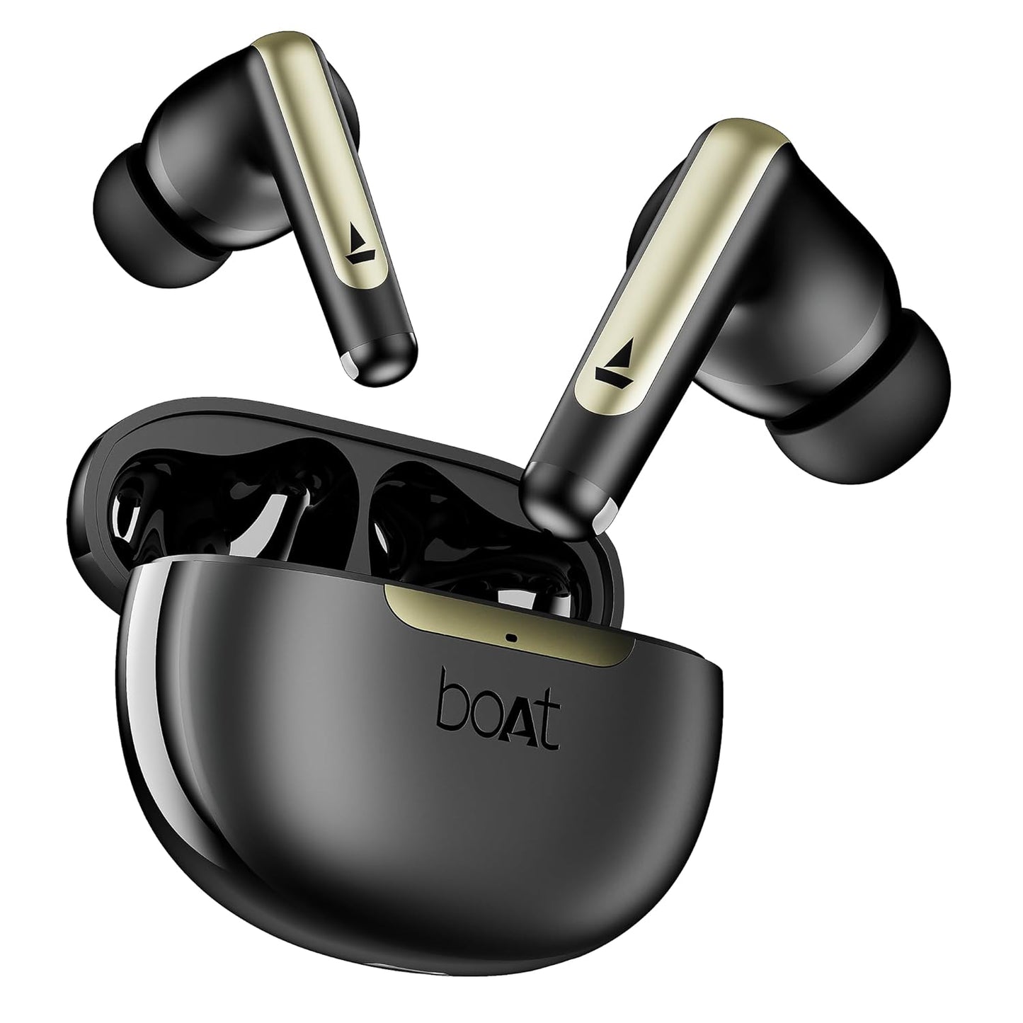 boAt Airdopes 141 Elite ANC (2025), ANC(~35dB), 4Mics ENx Tech, 42H Battery, Fast Charge,Stream Ad Free Music via App Support, IPX5, Bluetooth Earbuds, TWS Ear Buds Wireless Earphones with