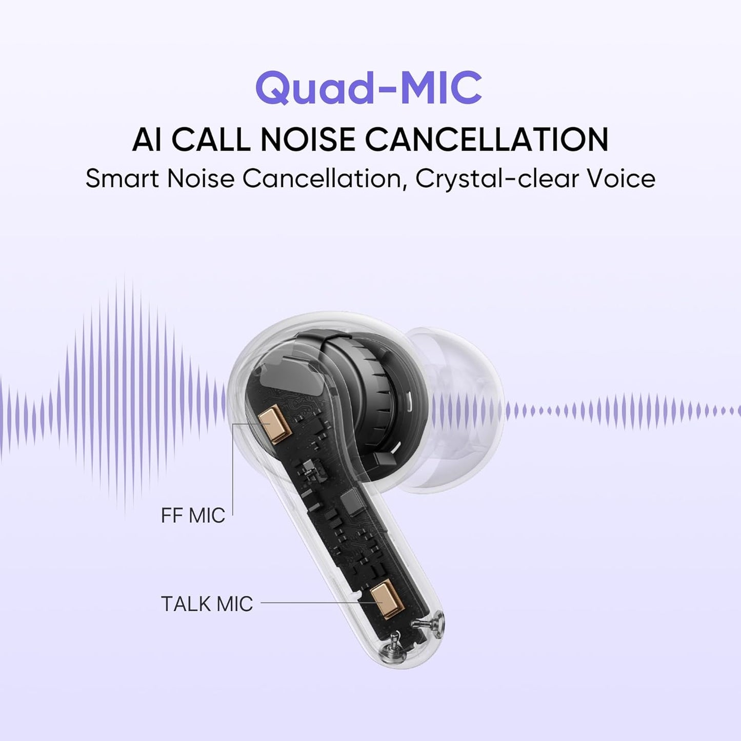 realme Buds T200 True Wireless Earbuds with Hi-Res Audio, 12.4mm Dynamic Bass Drivers, 32 dB ANC, Quad Mic, 45ms Latency, Upto 50 Hrs Playback, Fast Charge, IP55 Rated, BT 5.4