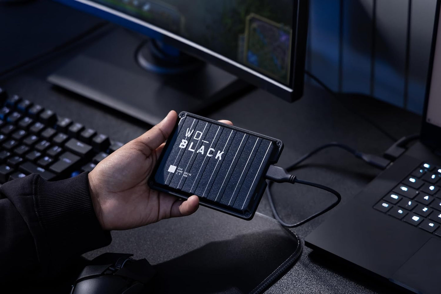 WD_Black  P10 Game Drive Portable External Hard Drive Compatible with Ps4 Xbox One Pc and Mac