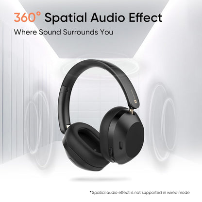 realme TechLife Studio H1 Over The Ear Over Ear Wireless Headphone with 70Hours Playtime 360¬∞ Spatial Audio, 40mm Drivers, 80ms Superlow Latency, 43 dB Adaptive