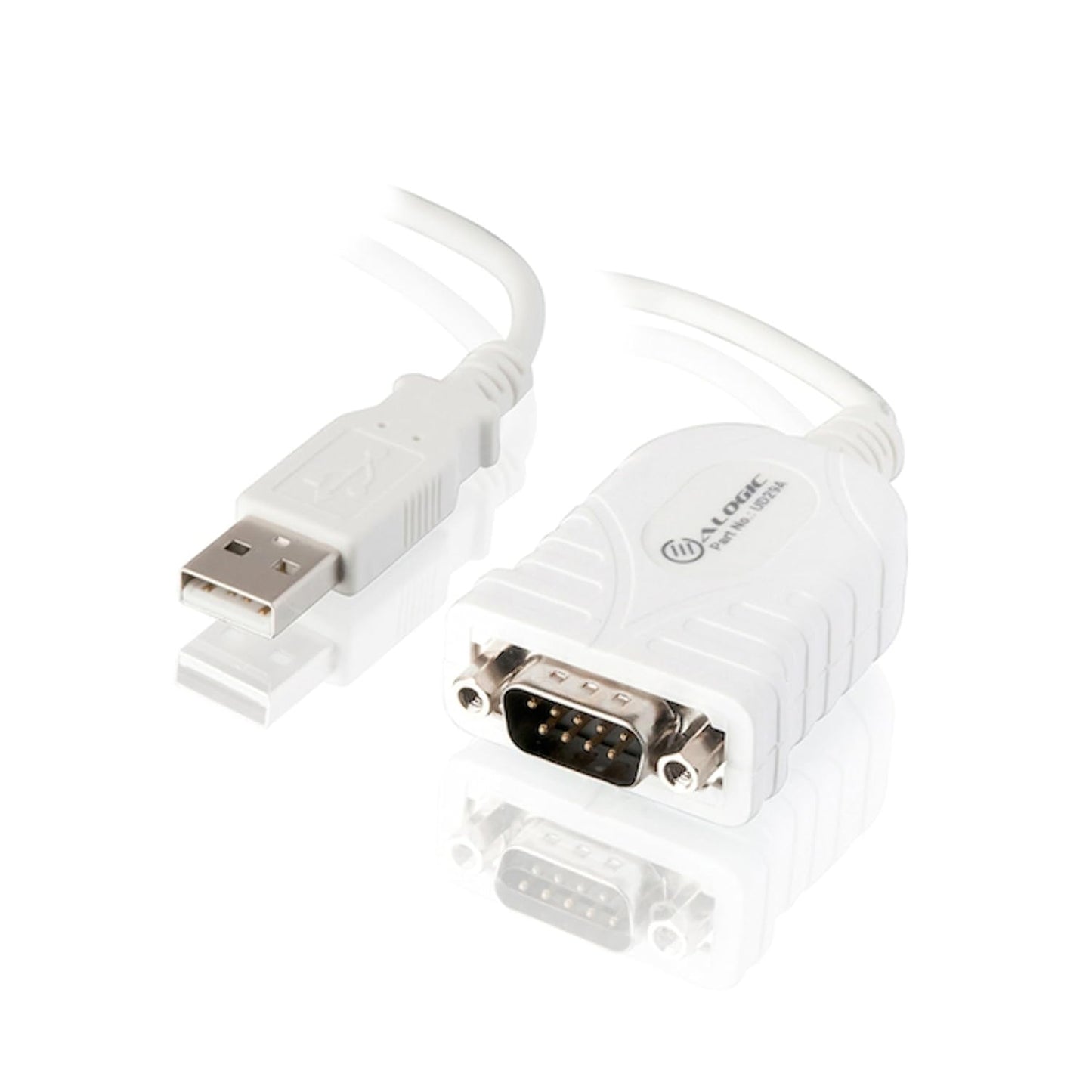 ALOGIC USB 2.0 to DB9 Serial Converter, 65cm Cable, Connect PDA, Scanner, Printer; Plug & Play, Data Transfer Rate 500 kbps; Windows 2000, XP, Vista, 7 or Above & Mac OS 10.x & Above Compatible.