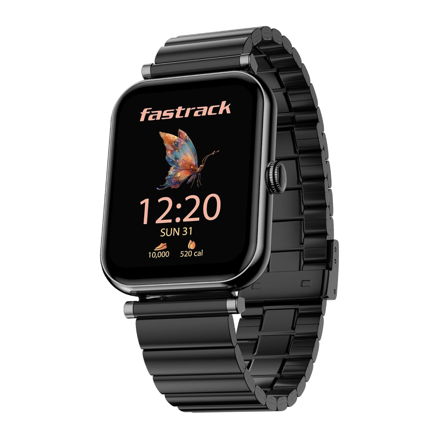 Fastrack Noir Charm Women Smartwatch 1.65" inch AMOLED Display, Sleek Design, AI Watchface & AI Chat,Functional Crown