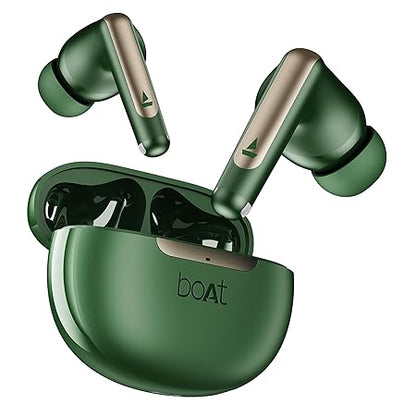 boAt Airdopes 141 Elite ANC (2025), ANC(~35dB), 4Mics ENx Tech, 42H Battery, Fast Charge,Stream Ad Free Music via App Support, IPX5, Bluetooth Earbuds, TWS Ear Buds Wireless Earphones with