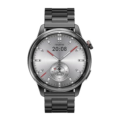 realme Watch S2, 1.43" AMOLED Display, Super AI Engine, Up to 20 Days Battery, IP68, AI Health Tracking, Blue Silicone Strap,