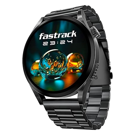 Fastrack Radiant FX4 1.51" AMOLED Metal Smart Watch with Single Sync BT Calling, Functional Crown, All-Round Health Tracking, 100+ Sports Modes, IP68 ‚Äì Smartwatch for Man & Woman