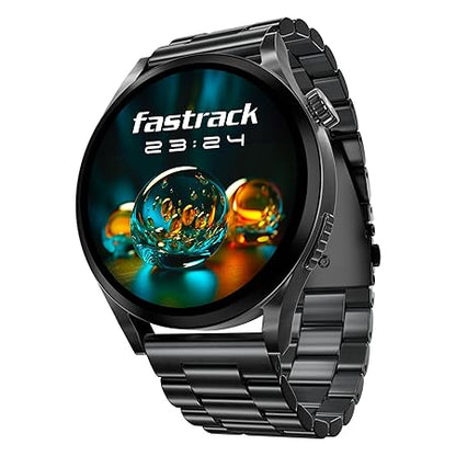 Fastrack Radiant FX4 1.51" AMOLED Metal Smart Watch with Single Sync BT Calling, Functional Crown, All-Round Health Tracking, 100+ Sports Modes, IP68 ‚Äì Smartwatch for Man & Woman