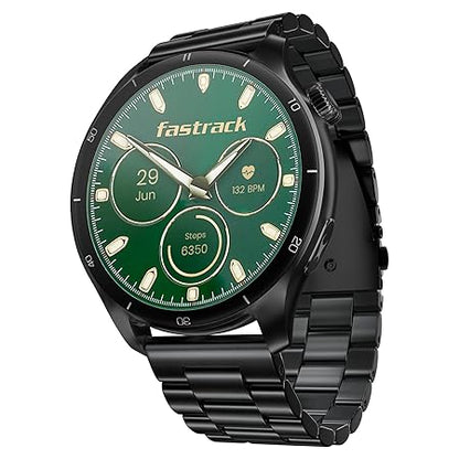 Fastrack Dezire FX1 PRO Fashion Smart Watch, 1.43" AMOLED, 466*466 Pixel Resolution, SingleSync BT Calling, AI Voice Assistant, 100+ Sports Modes & Smartwatch Faces, Upto 5 Day Battery, IP68