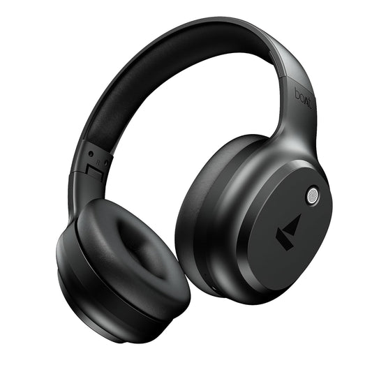boAt 2025 Launch Rockerz 421, 40H Battery, Low Latency(40Ms), 40Mm Drivers, Enx Tech, Stream Ad Free Music via App Support, Bluetooth Headphones, Wireless Over Ear Headphone with Mic
