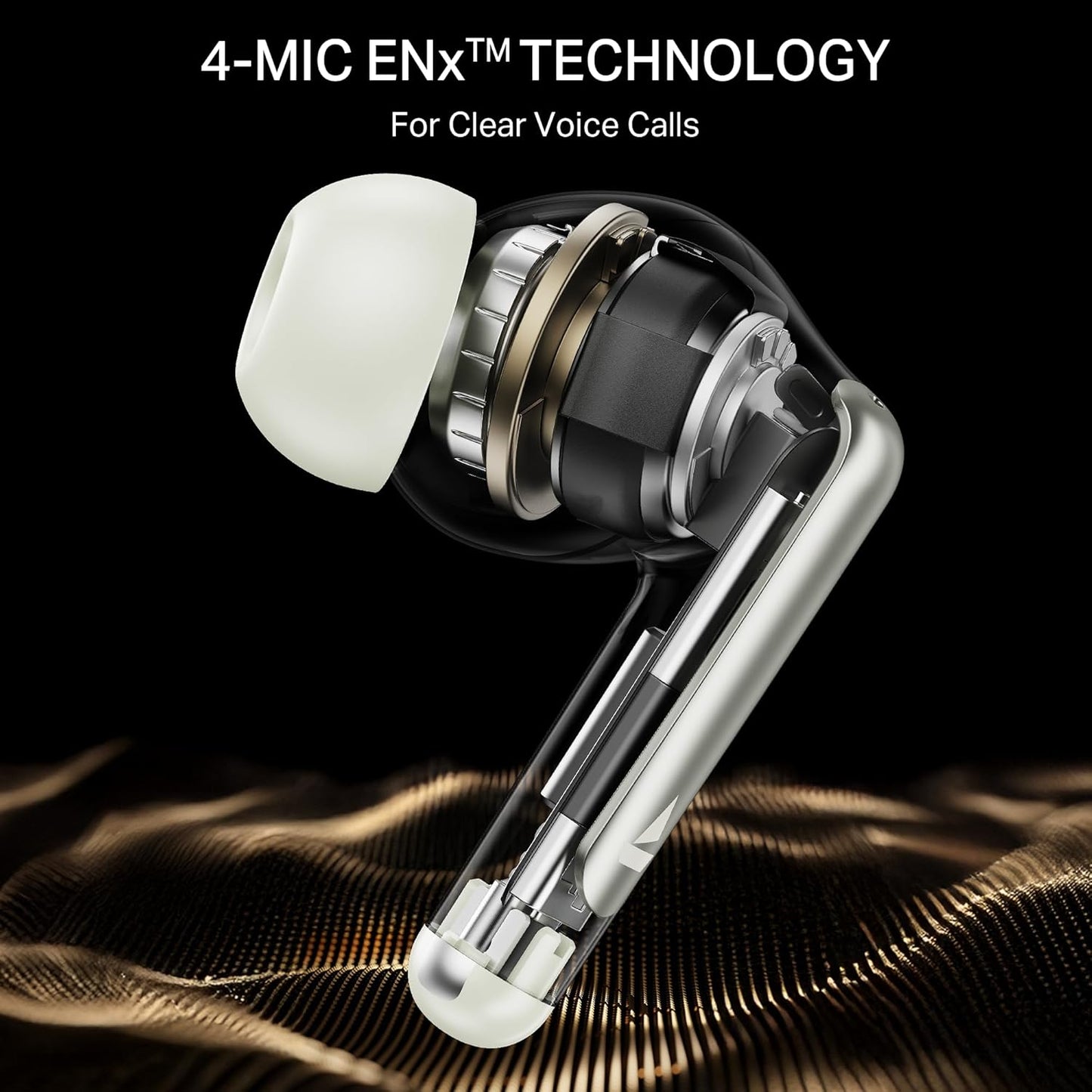 boAt Airdopes 141 Elite ANC (2025), ANC(~35dB), 4Mics ENx Tech, 42H Battery, Fast Charge,Stream Ad Free Music via App Support, IPX5, Bluetooth Earbuds, TWS Ear Buds Wireless Earphones with