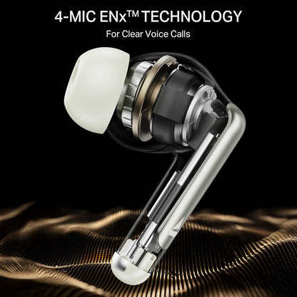 boAt Airdopes 141 Elite ANC (2025), ANC(~35dB), 4Mics ENx Tech, 42H Battery, Fast Charge,Stream Ad Free Music via App Support, IPX5, Bluetooth Earbuds, TWS Ear Buds Wireless Earphones with