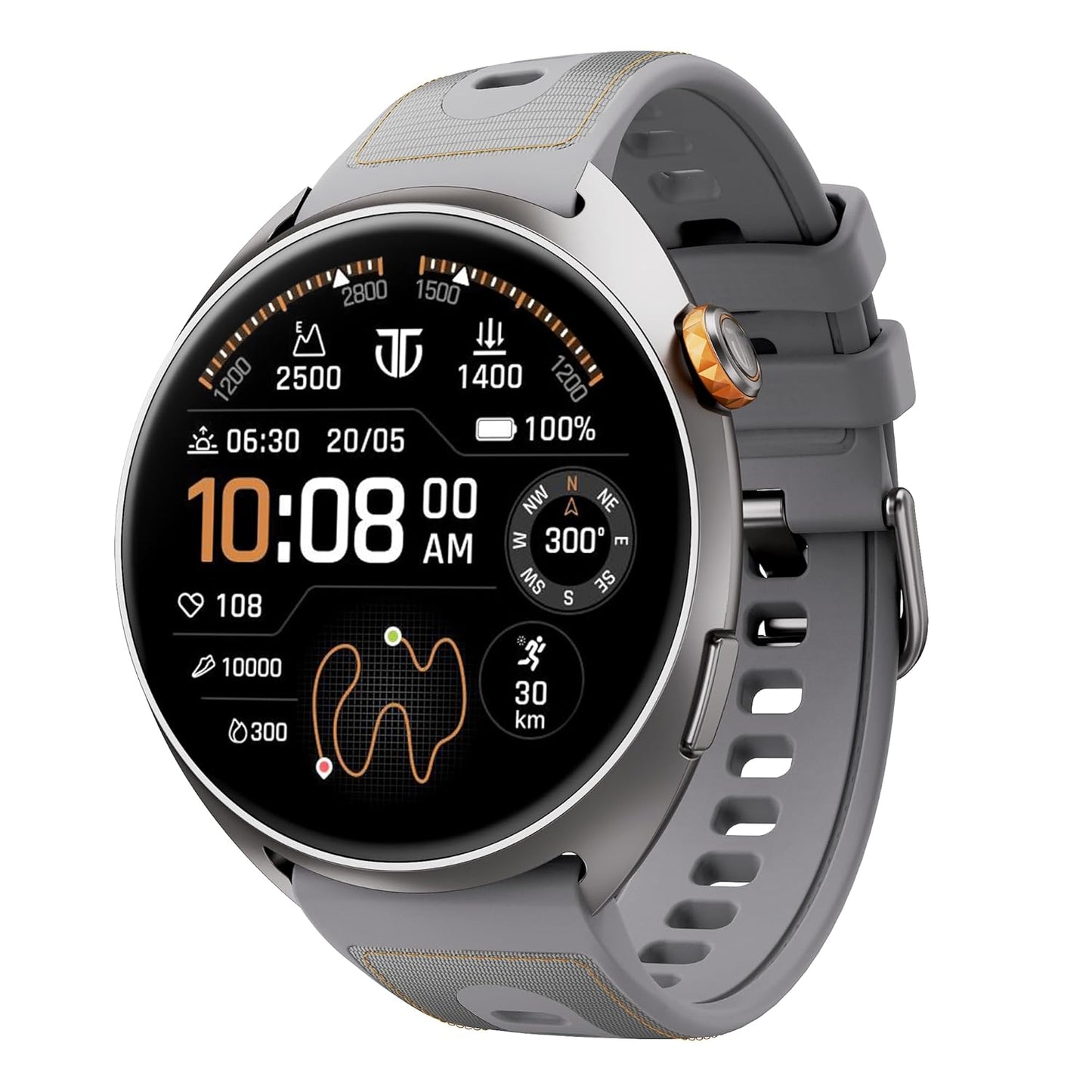 Titan Celestor 2.0 Smartwatch with 1.43" inch AMOLED Display, Dual Band GPS, ABC, Offline Maps, 5 ATM, Training Load & Readiness, Running Courses, Offline Music, TitanQ, Hybrid Strap?